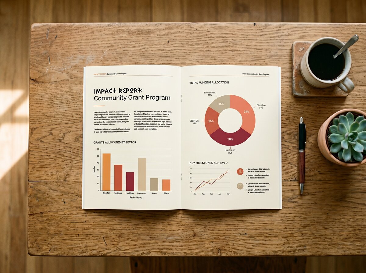 Performance dashboards, charts, and concise narrative reporting for leadership